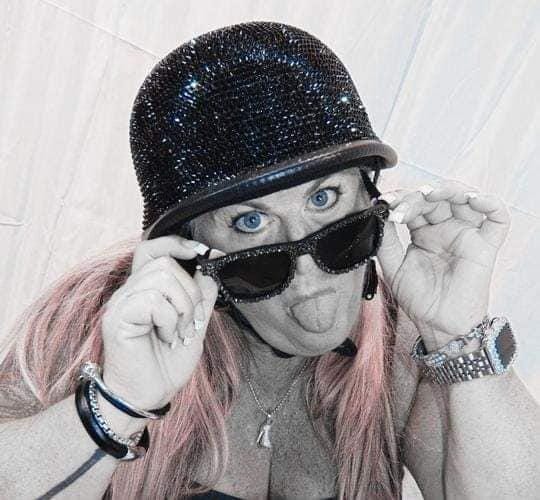 crystals on motorcycle helmets Custom Bling Black Crystals Rhinestones Motorcycle German Novelty Helm – The Bling Lab