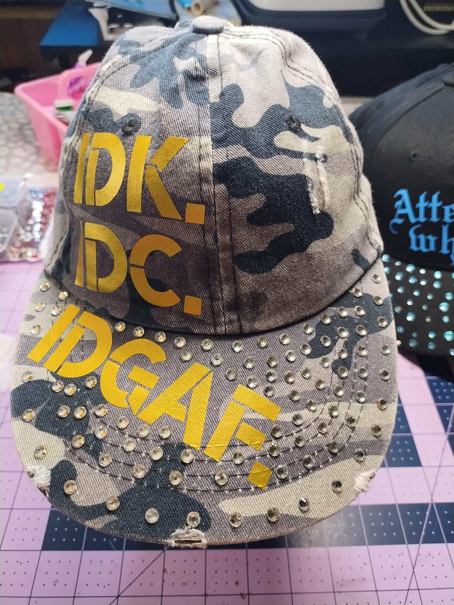 Custom bling cap, Sequins Sparkly Glitter hat, sparkles hat, custom text cap, personalized glitter cap, logo cap, custom bling text cap