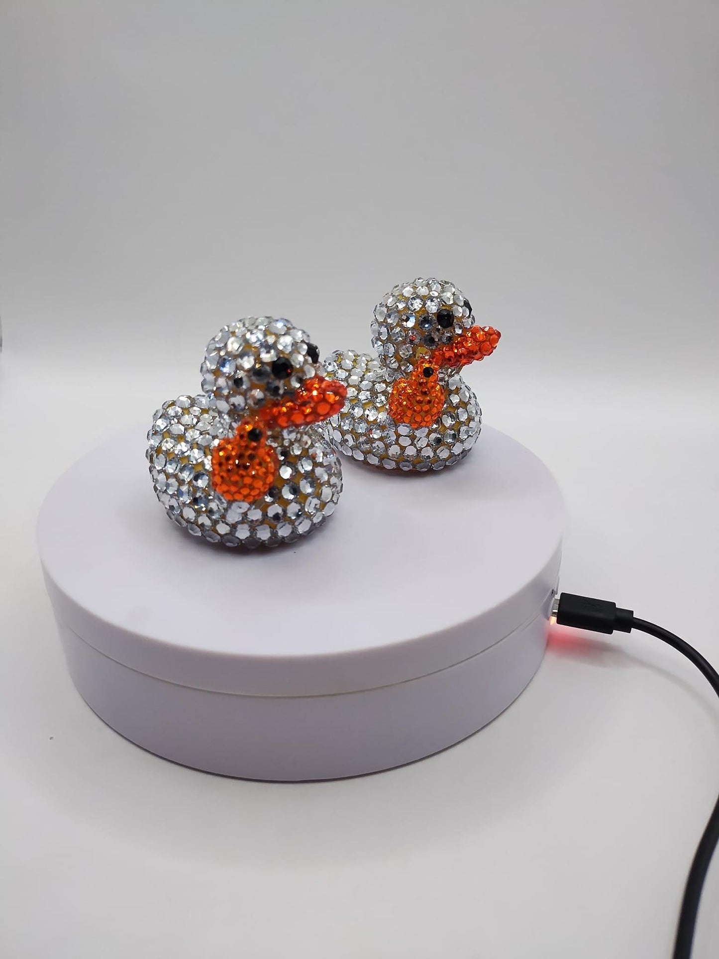 Custom Bling Naughty FU Middle Finger Jeep Ducks 2" with Car Duck Plug