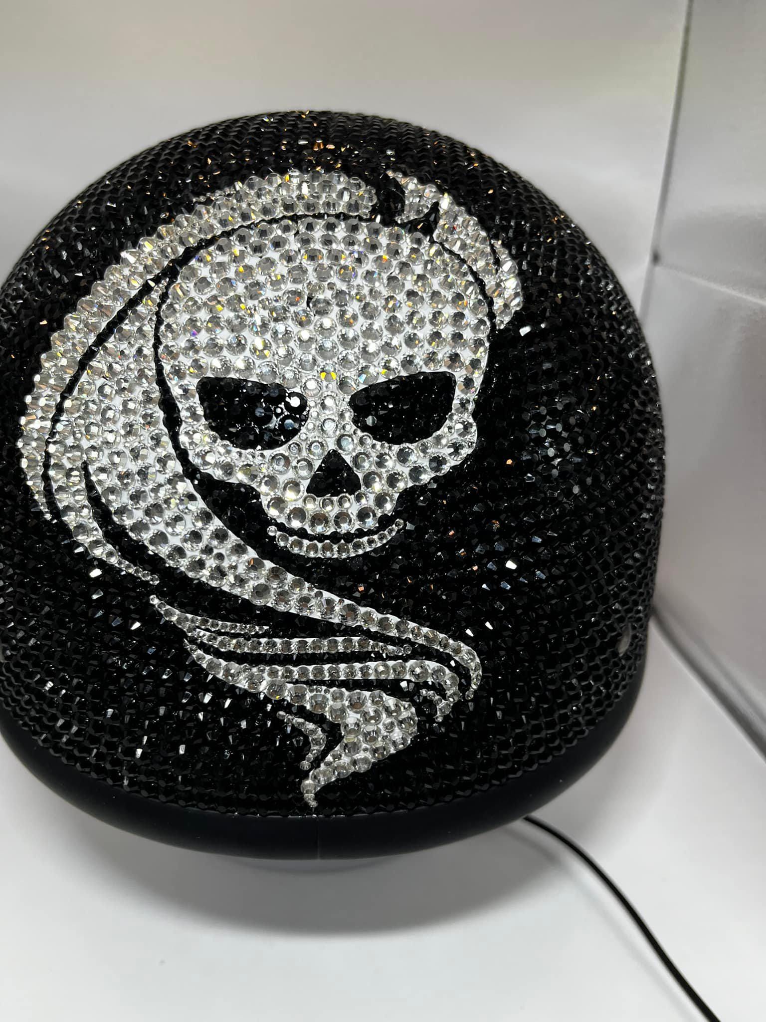 custom made motorcycle helmets dot Ghost Rider Helmet On Fire Airbrush Helmet The quilted Bell Custom 500 Streak Helmet