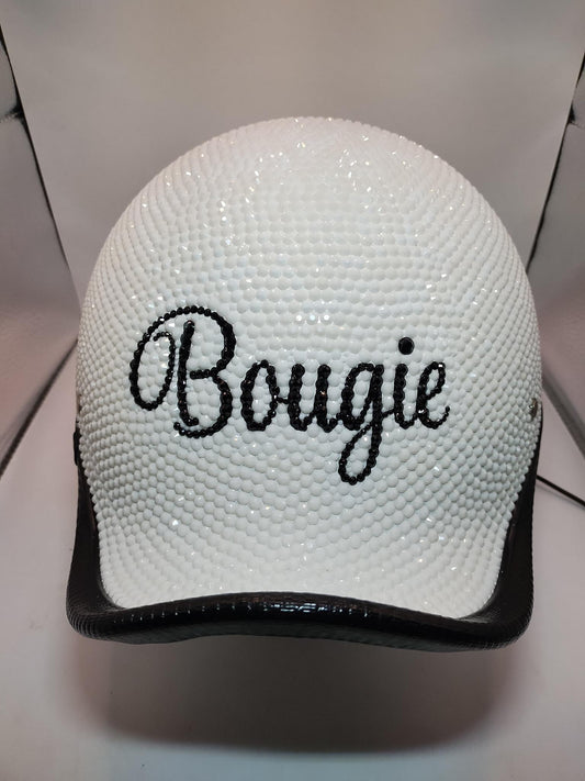 Custom Bling DOT Dovetail Motorcycle Helmet with Retractable Visor